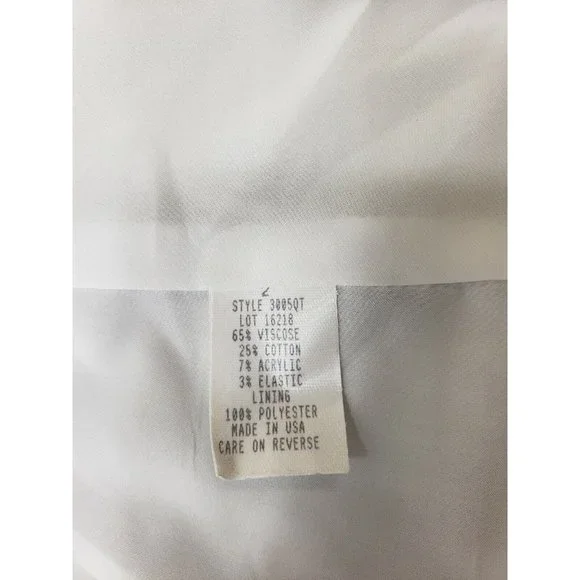 Donna Degnan Womens Blazer Jacket Long Sleeve Single Button Striped Grey Size 2 - Picture 4 of 8